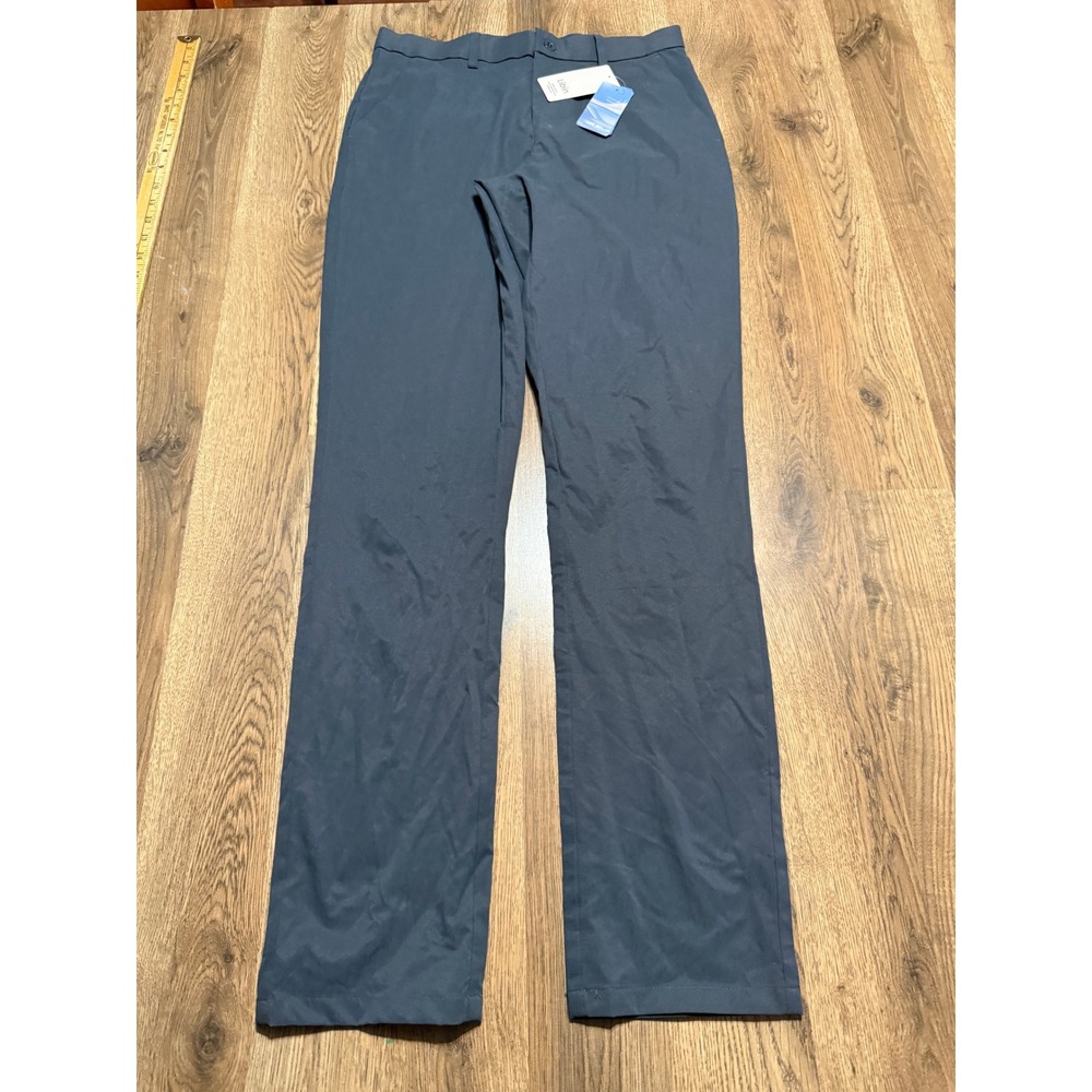 Libin Pants Men Size 30x32 Gray Trousers UPF 50+ Lightweight Stretch NWT